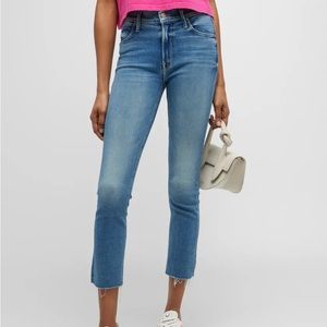 MOTHER The Mid Rise Dazzler Ankle Frey Jeans